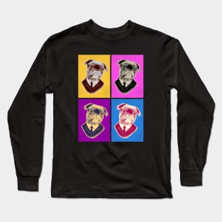 Pop art pugs Long Sleeve T-Shirt